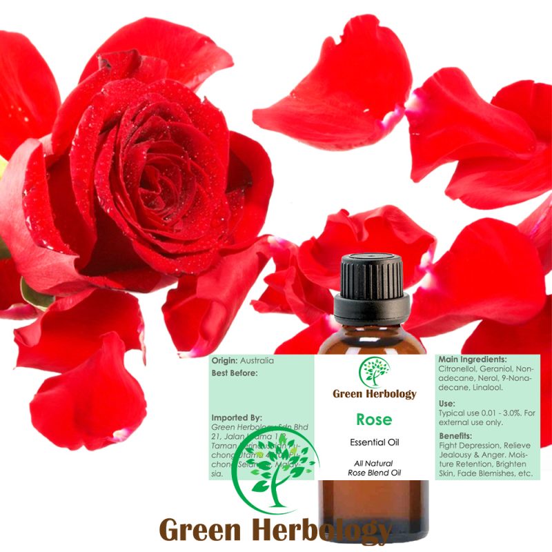 Rose Essential Oil 5ml Green Herbology