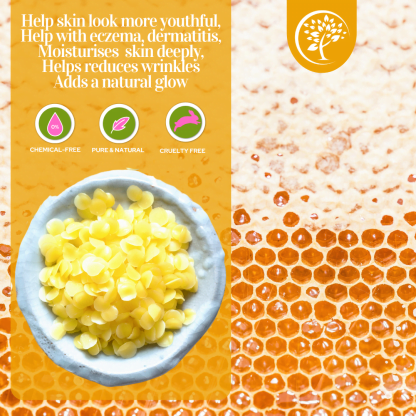 Yellow beeswax for cosmetic use