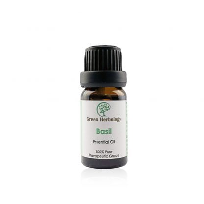 Basil Essential Oil Pure & Therapeutic Grade,10ml