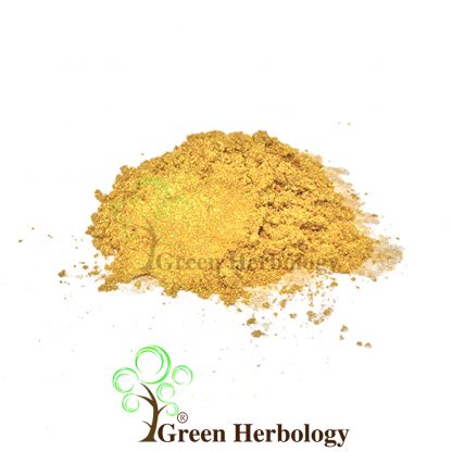 Gold Mica Power (Sparkle) For Cosmetic Use