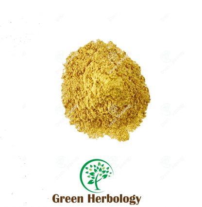 Gold colour mica powder for cosmetic use