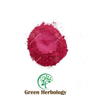 Rose pink mica powder for cosmetic use