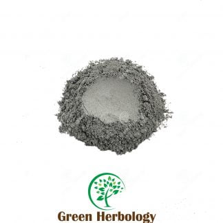 Silver colour mica powder for cosmetic use