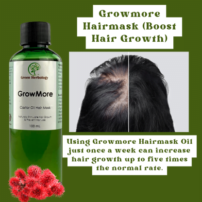 GrowMore - Natural Castor Oil Hair Mask