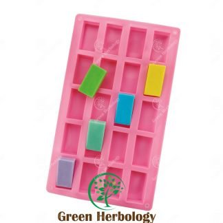 Rectangle Shape 20 Silicone Soap Mold for Handmade Soap