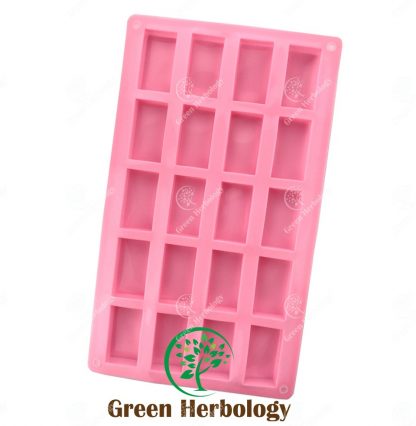 Rectangle Shape 20 Silicone Soap Mold for Handmade Soap