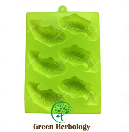 Fish Shape 6 Silicone Mold for Handmade Soap
