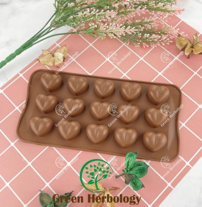 Heart shape 15 silicone mold for handmade soap