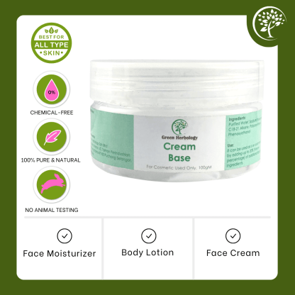 Natural Cream Base For Cosmetic Use