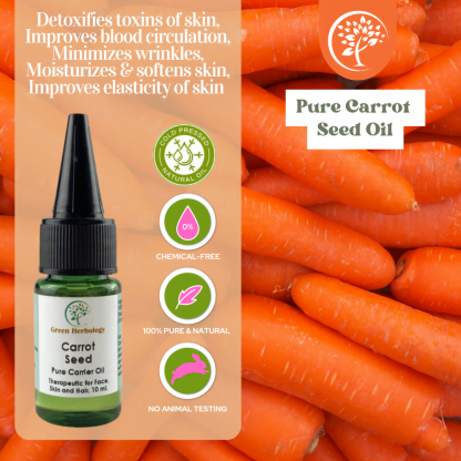 Carrot seed carrier oil for cosmetic use 10ml