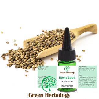 Hemp Seed Carrier Oil For Cosmetic Use, 10ml