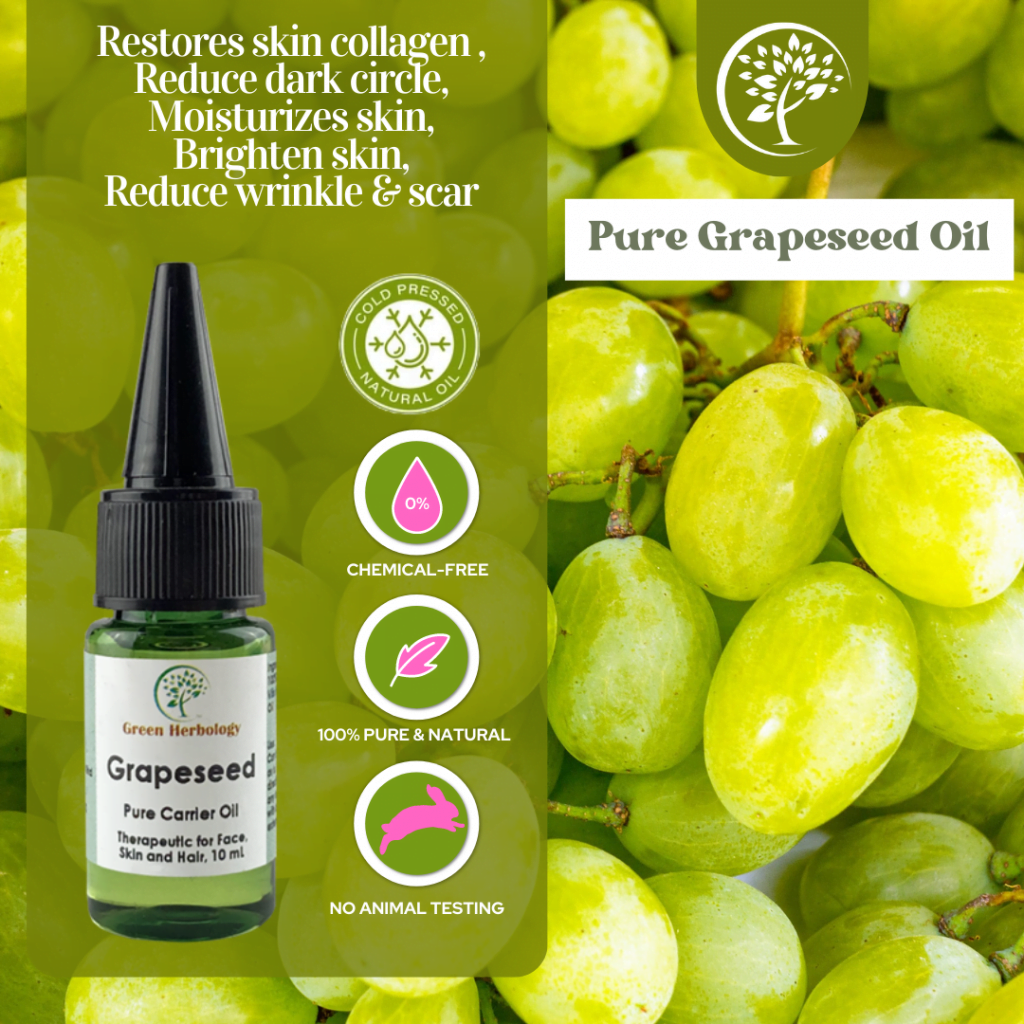 Grapeseed Oil 10ml Green Herbology