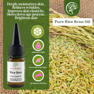 Rice Bran carrier oil for cosmetic use 10ml
