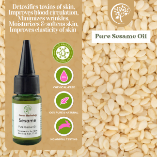 Sesame carrier oil for cosmetic use 10ml