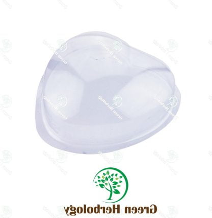 Heart Shape Curve 50g Plastic Soap Casing with PP Sticker