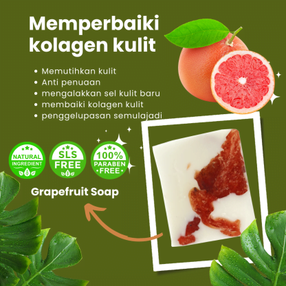 Grapefruit extract handmade soap for face & body