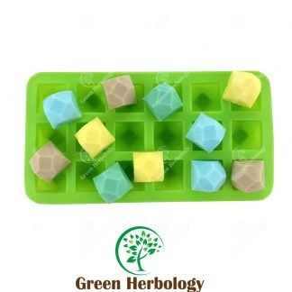 Chocolate Shape Silicone Mold For Handmade Soap With 18 Cavities