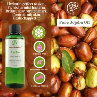 Jojoba carrier oil for cosmetic use