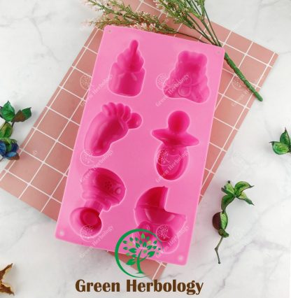 Baby 6 Silicone Mold For Handmade Soap