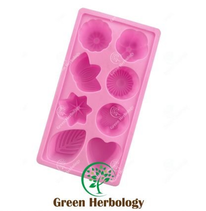 flower leaf 8 silicone mold for handmade soap