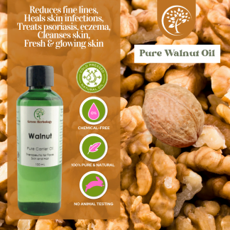 Walnut carrier oil for cosmetic use