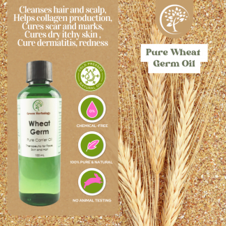 Wheat germ carrier oil for cosmetic use