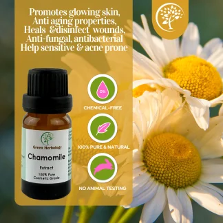 Chamomile extract for cosmetic use