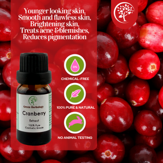 Cranberry extract for cosmetic use