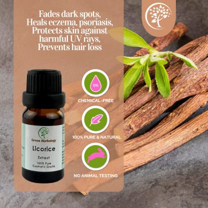 Licorice extract for cosmetic use
