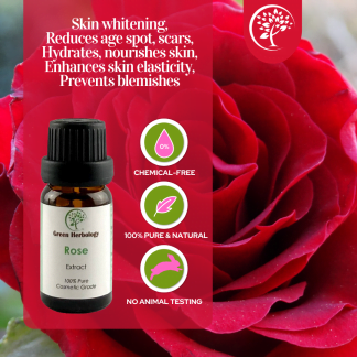 Rose extract for cosmetic use