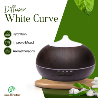 Curve White Diffuser For Aromatherapy