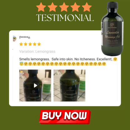 Massage oil testimony