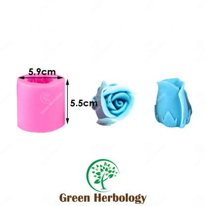 Single 3D Rose Shape Silicone Mold For Handmade Soap