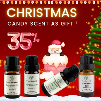 Christmas Candy Scent As Gift Essential Oil Set (with Recipe)