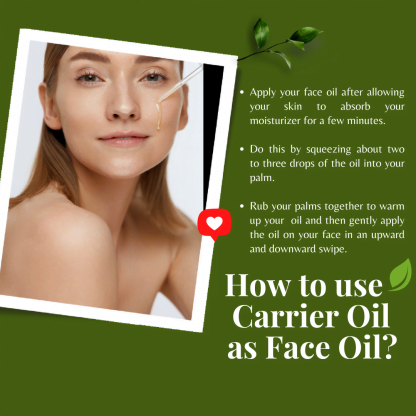 how to use carrier oil as face oil