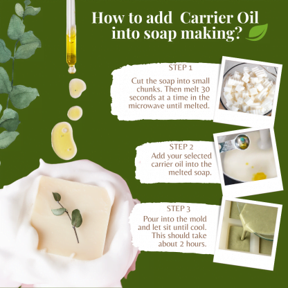 how to use carrier oil in soap making