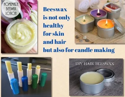 Natural beeswax for cosmetic use