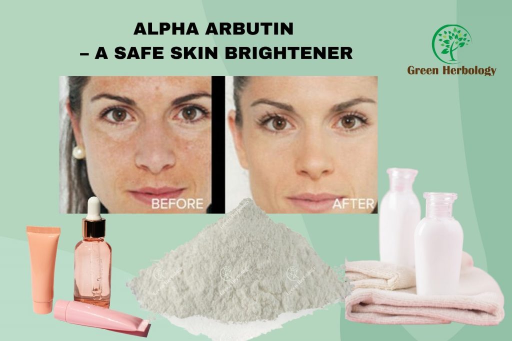 Alpha arbutin skincare ingredient