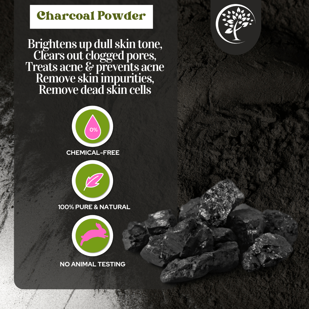 Activated Charcoal Powder - Cosmetic Use | Green Herbology