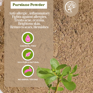 Purslane Powder - For Cosmetic Use