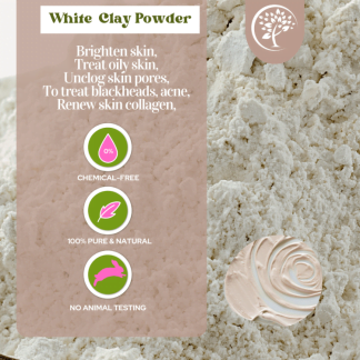 White Clay Powder - For Cosmetic Use