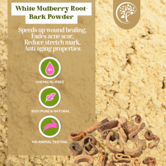 White Mulberry Root Bark Powder - For Cosmetic Use