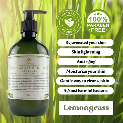 Lemongrass purifying shower gel