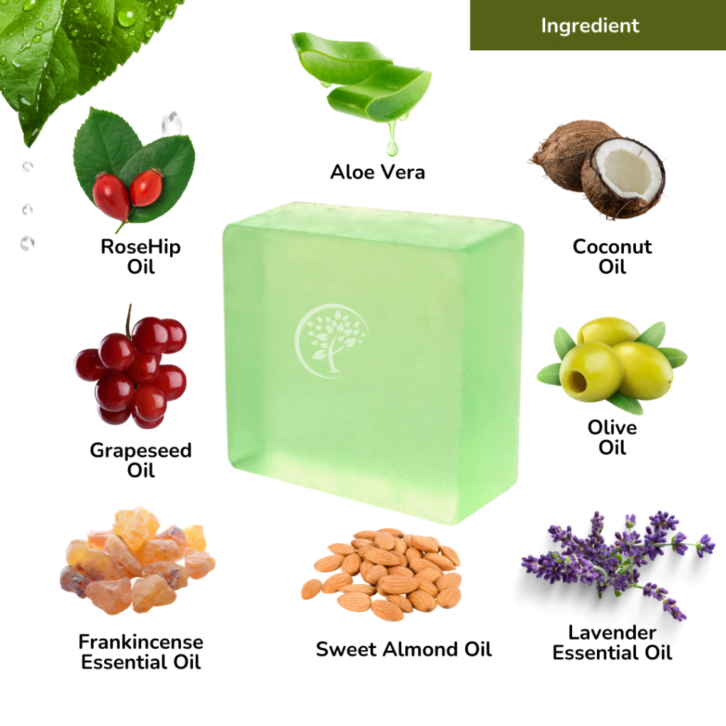 Aloe Vera handmade soap for face & body 70G