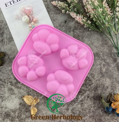 Cat Kitten Paw 4 Silicone Mold