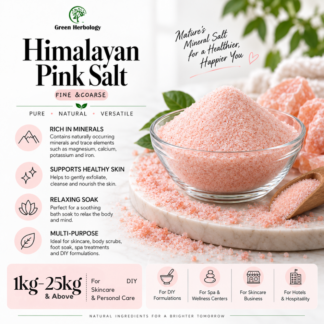 Iodised Himalayan Pink Bath Salt for Bath Salt/ Foot Soak/ Salt Scrub