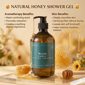 De Sweet Skin Honey Shower Gel 500ml | Soft & Nourishing & Deeply Purifying Skin