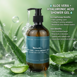 De Sweet Skin Aloe Vera Hyaluronic Shower Gel 500ml | Soothing & Moisture & Softening