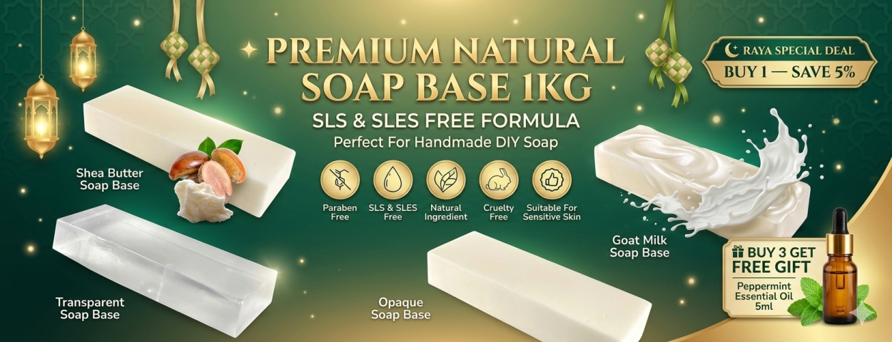 Melt and Pour Soap Base SLS & SLES FREE promotion green herbology