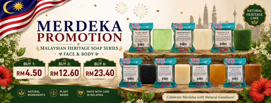 natural handmade soap merdeka promotion